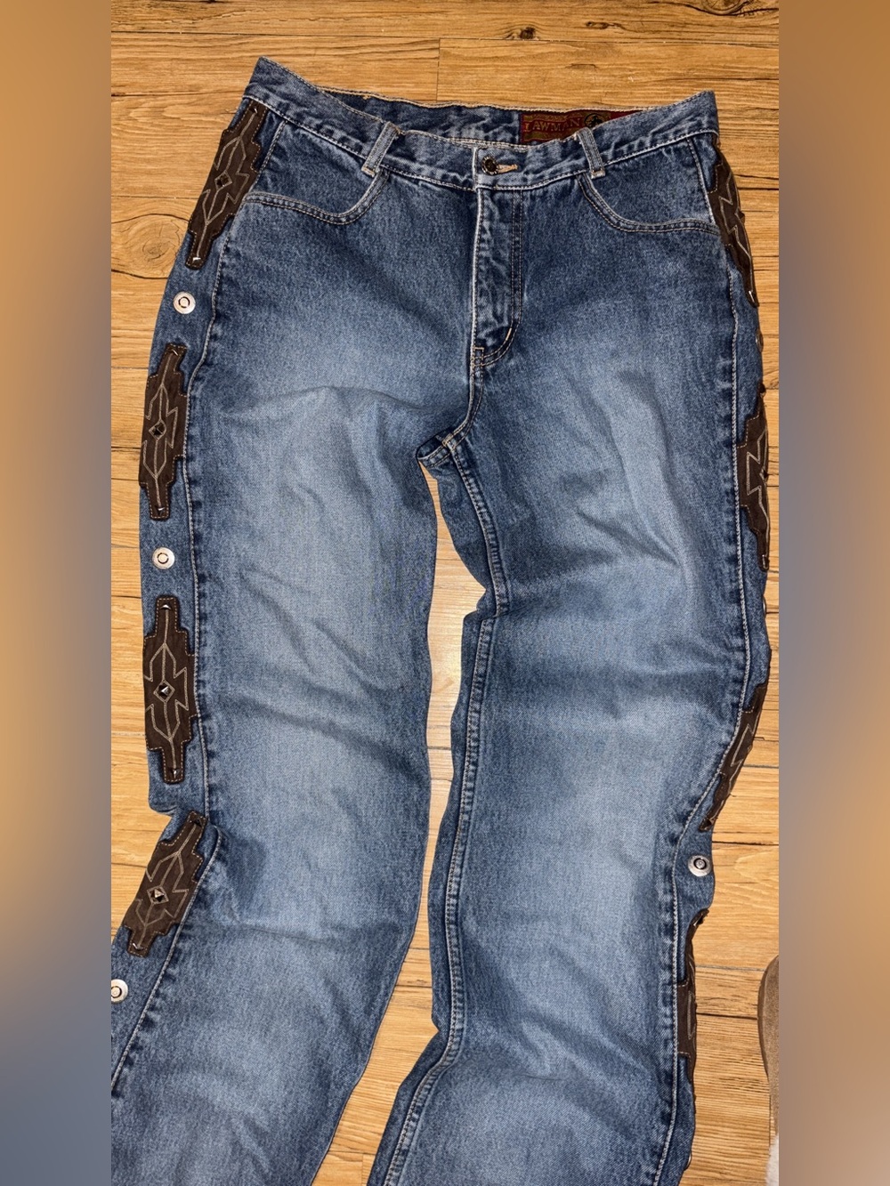 Rare Vintage 1980s backless jeans